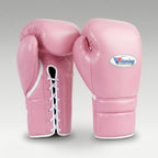 Winning Pink Boxing Gloves – Lace-Up