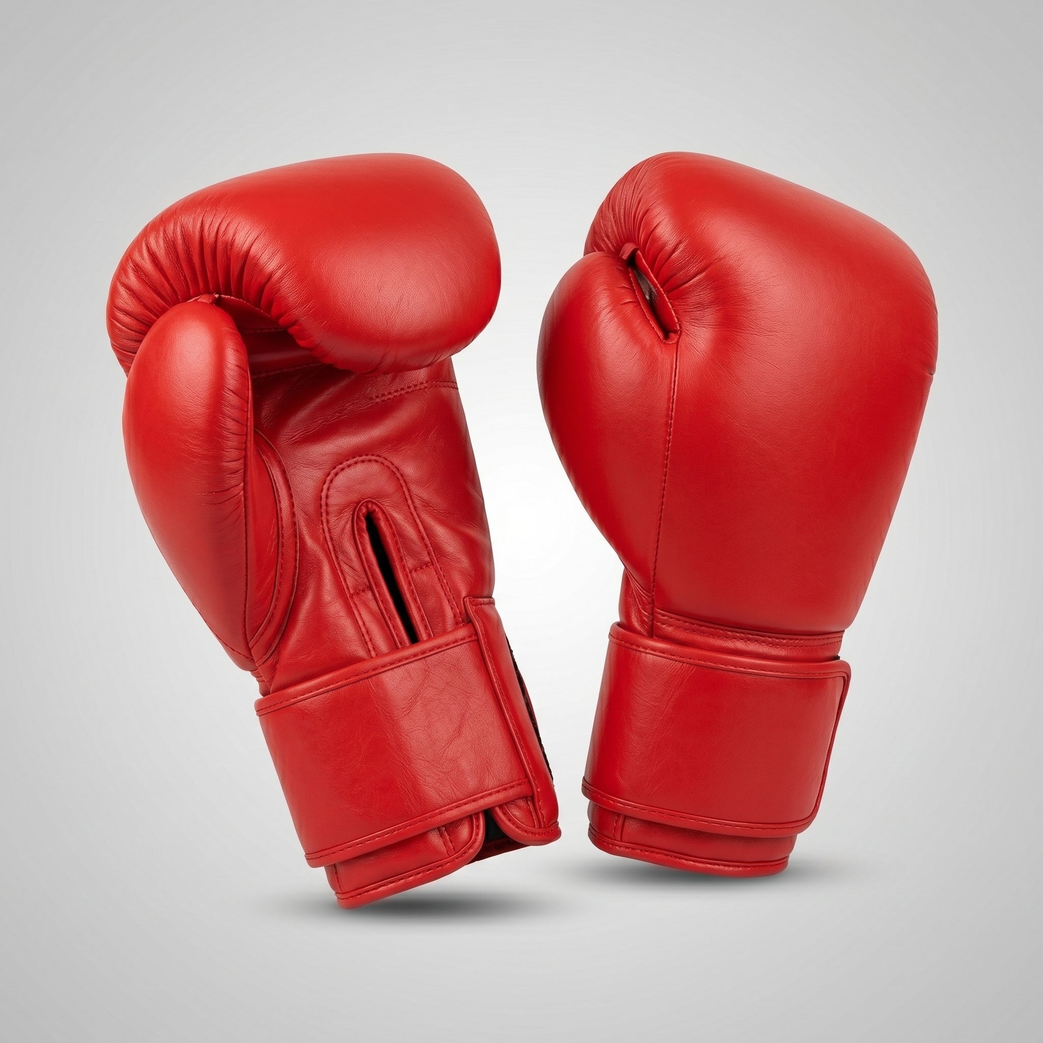 Professional Training Boxing Gloves – Classic Red Velcro