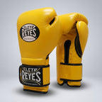 Cleto Reyes Boxing Gloves – Yellow Velcro (Profesional)