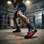 New Brand Pro Boxing Boot – Navy/Red