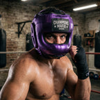 Champions Mafia Boxing Head Guard – Purple Metallic
