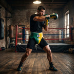 Winning Professional Groin Guard – Green & Yellow