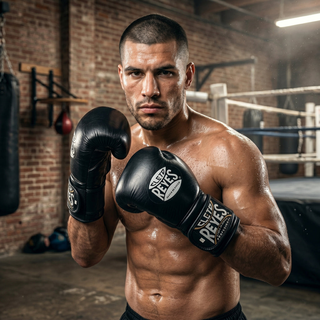 Cleto Reyes Professional Boxing Gloves – Black (Hecho en Mexico)