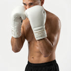 Champions Mafia Premium Leather Boxing Gloves – White
