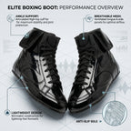 Elite Boxing Boot – Black Patent