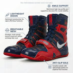 New Brand Pro Boxing Boot – Navy/Red