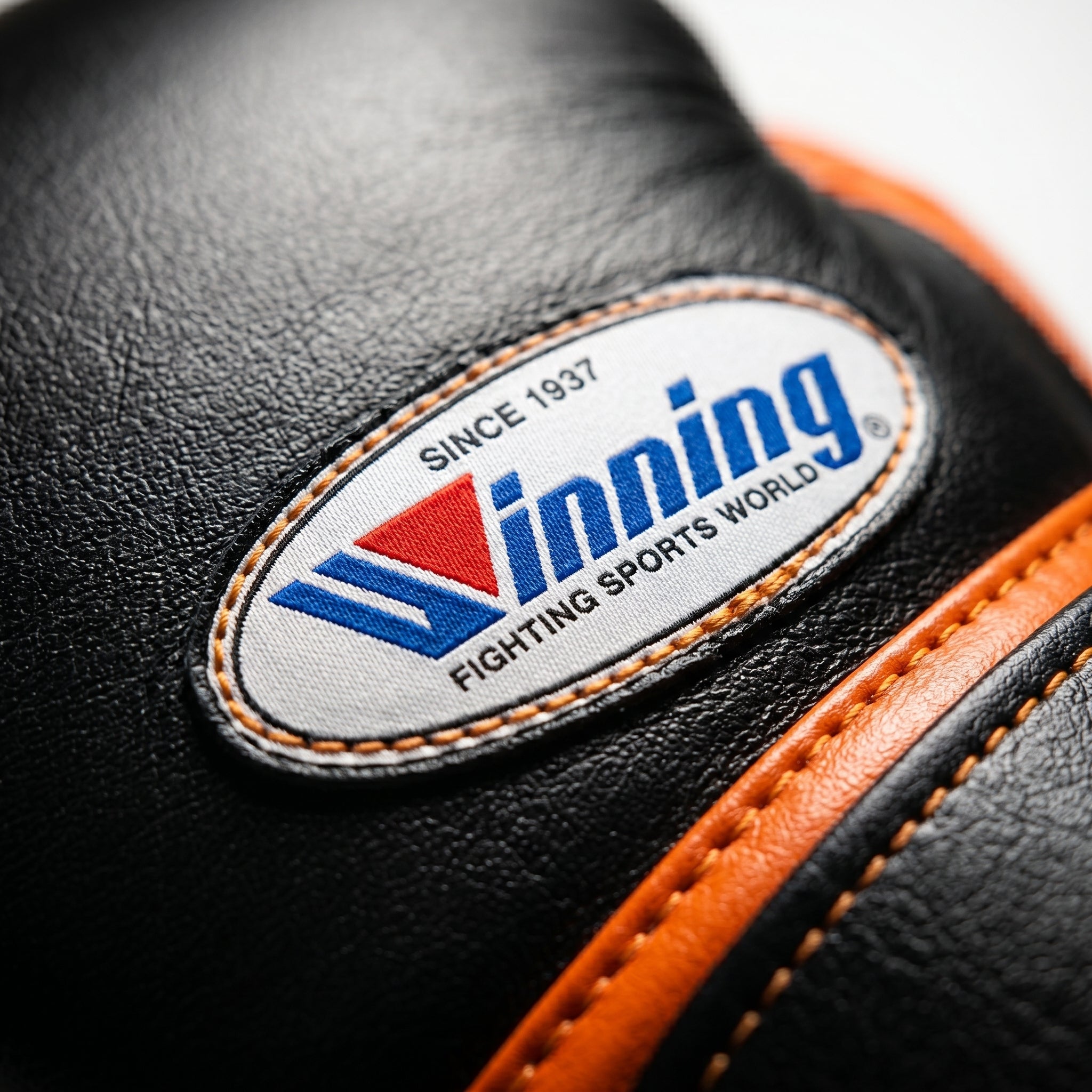 Winning Black & Orange Boxing Gloves – Velcro