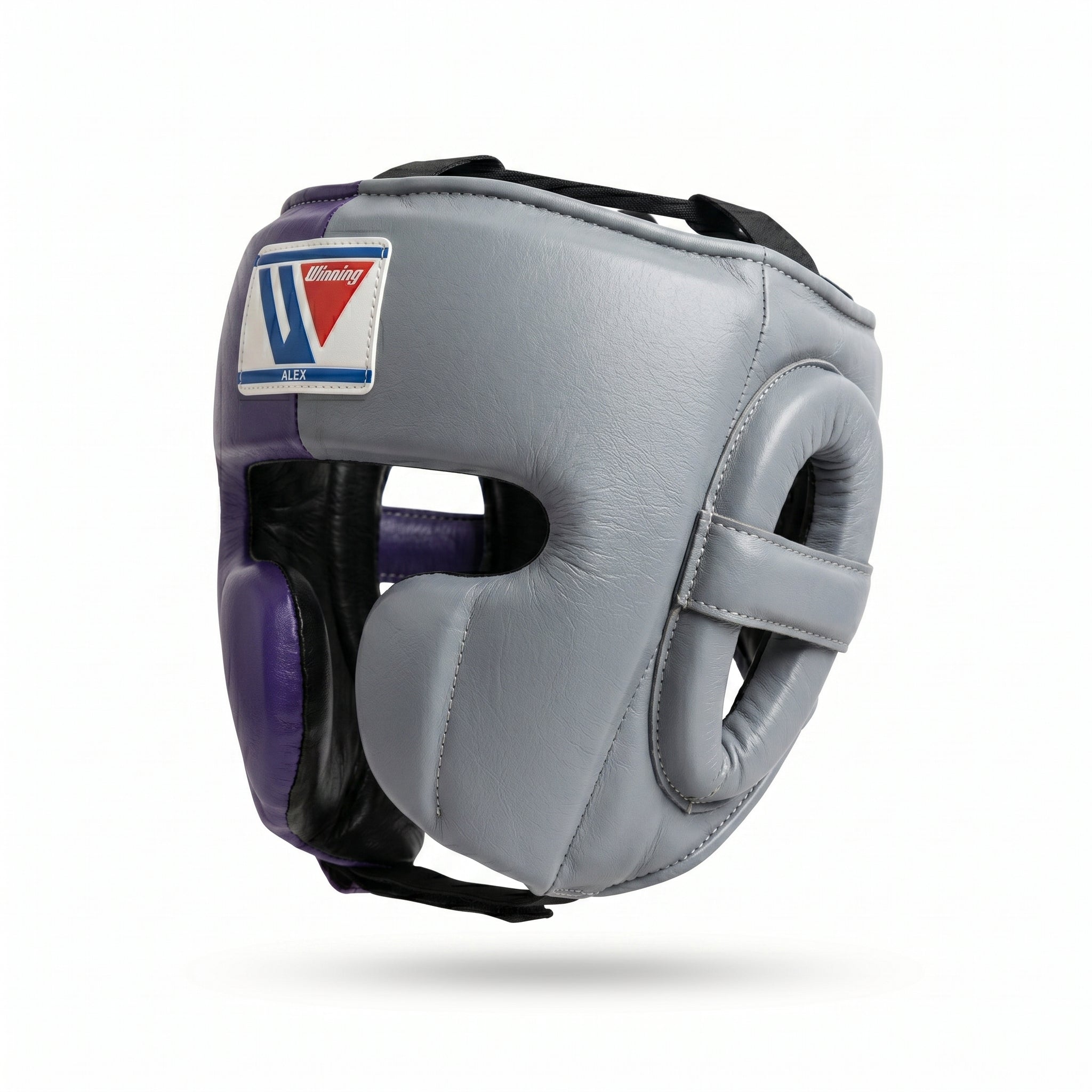 Winning Pro Head Guard – Purple & Grey