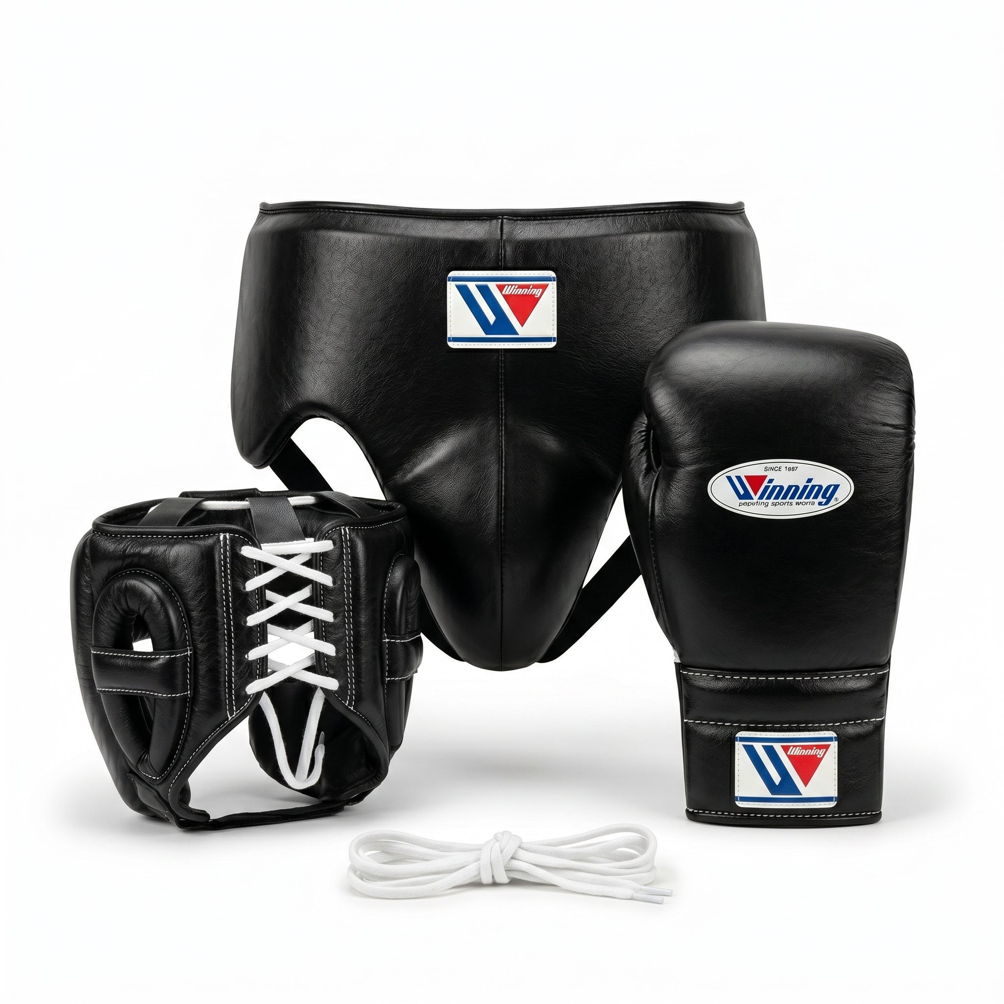 All Black Handmade Boxing Sparring Kit – Winning Premium Quality | Personalise Your Name
