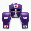 All Purple Handmade Boxing Kit – Winning Premium Quality Gloves & Headgear