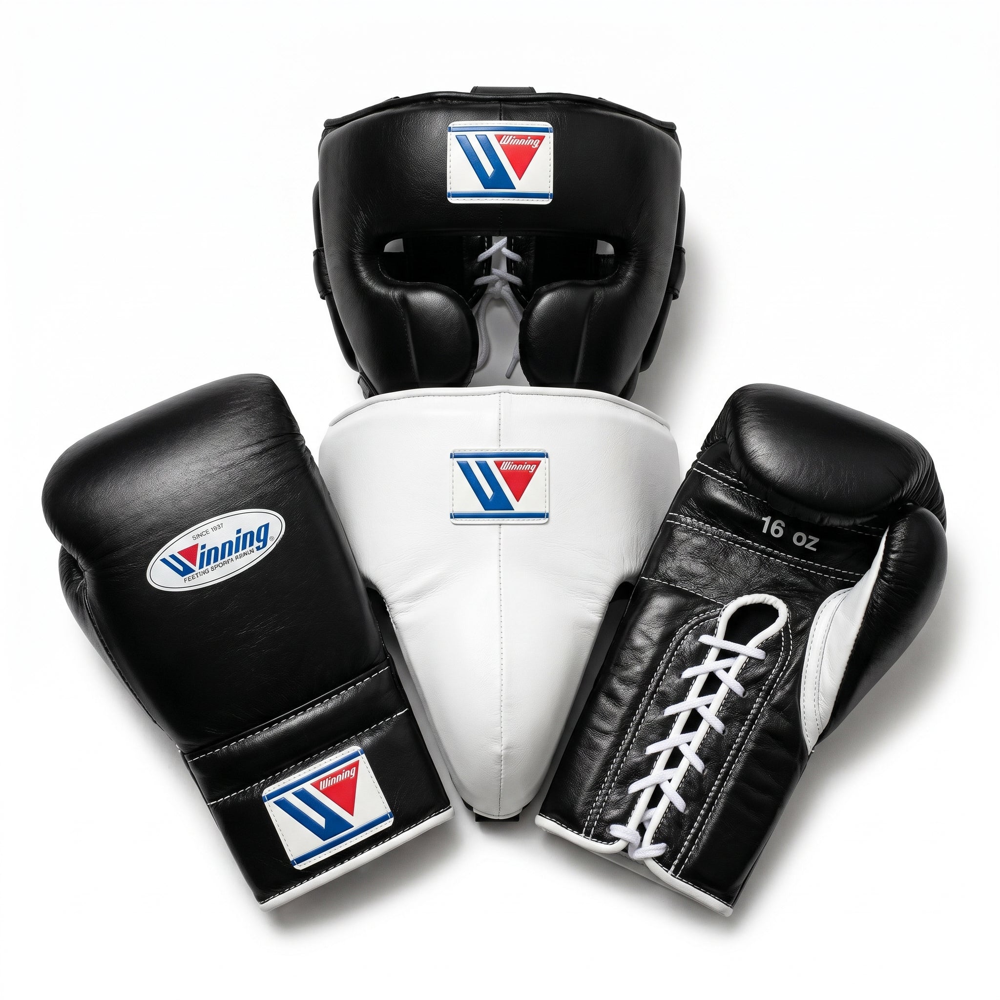 Black & White Handmade Boxing Sparring Kit – Winning Premium Quality
