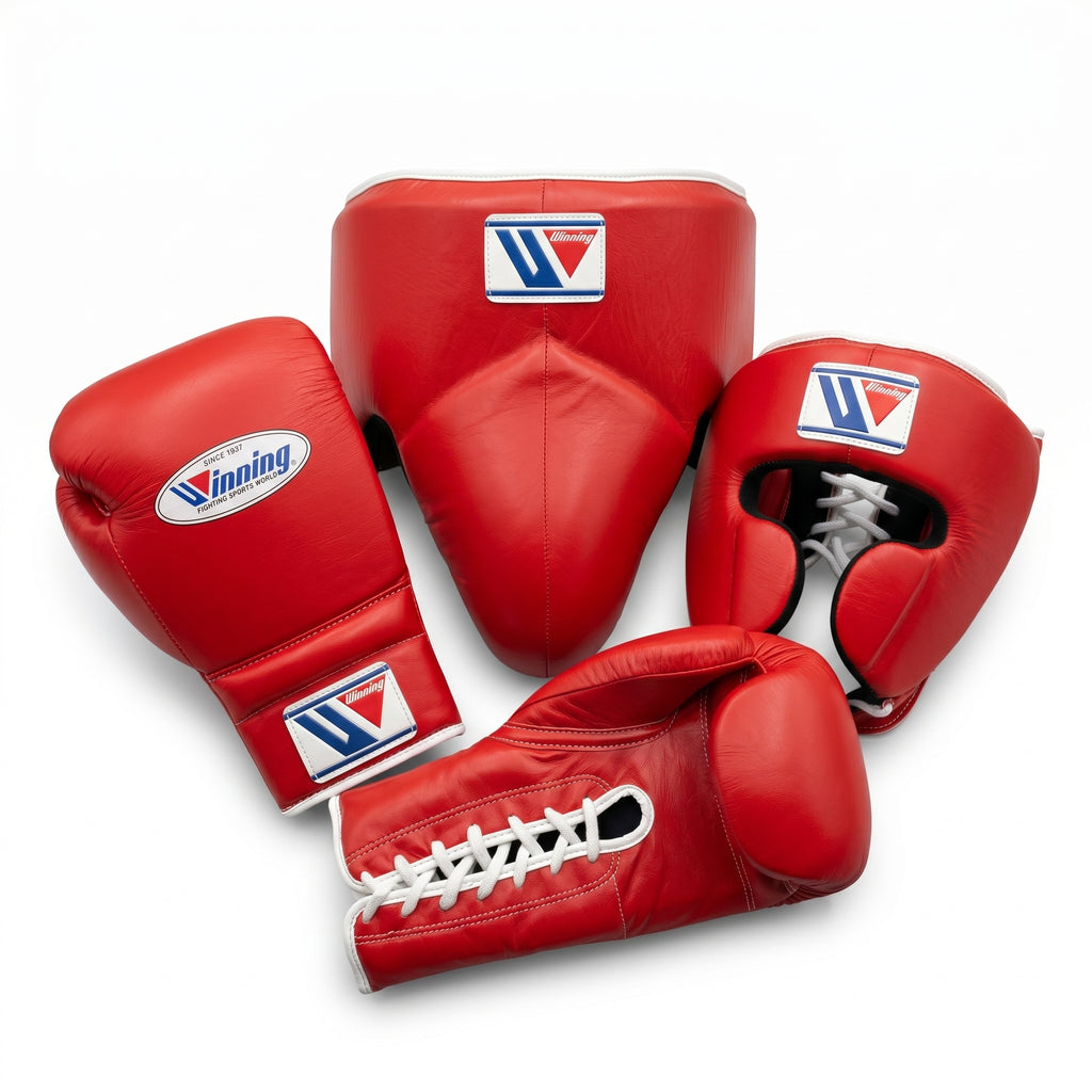 All Red Handmade Boxing Sparring Kit – Winning Premium Quality