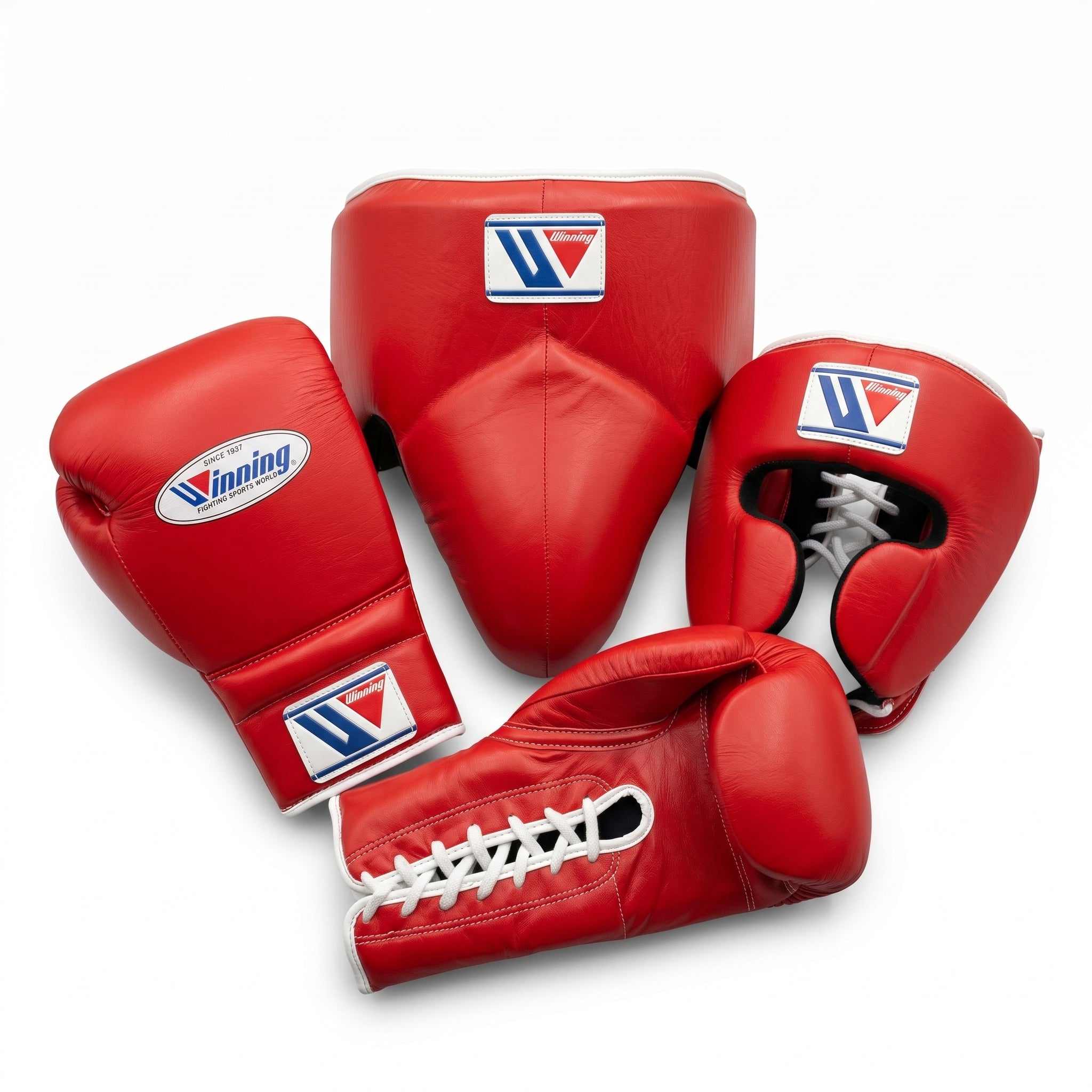 All Red Handmade Boxing Sparring Kit – Winning Premium Quality