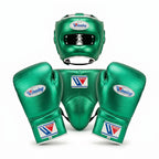 Metallic Green Handmade Boxing Sparring Kit – Winning Premium Quality