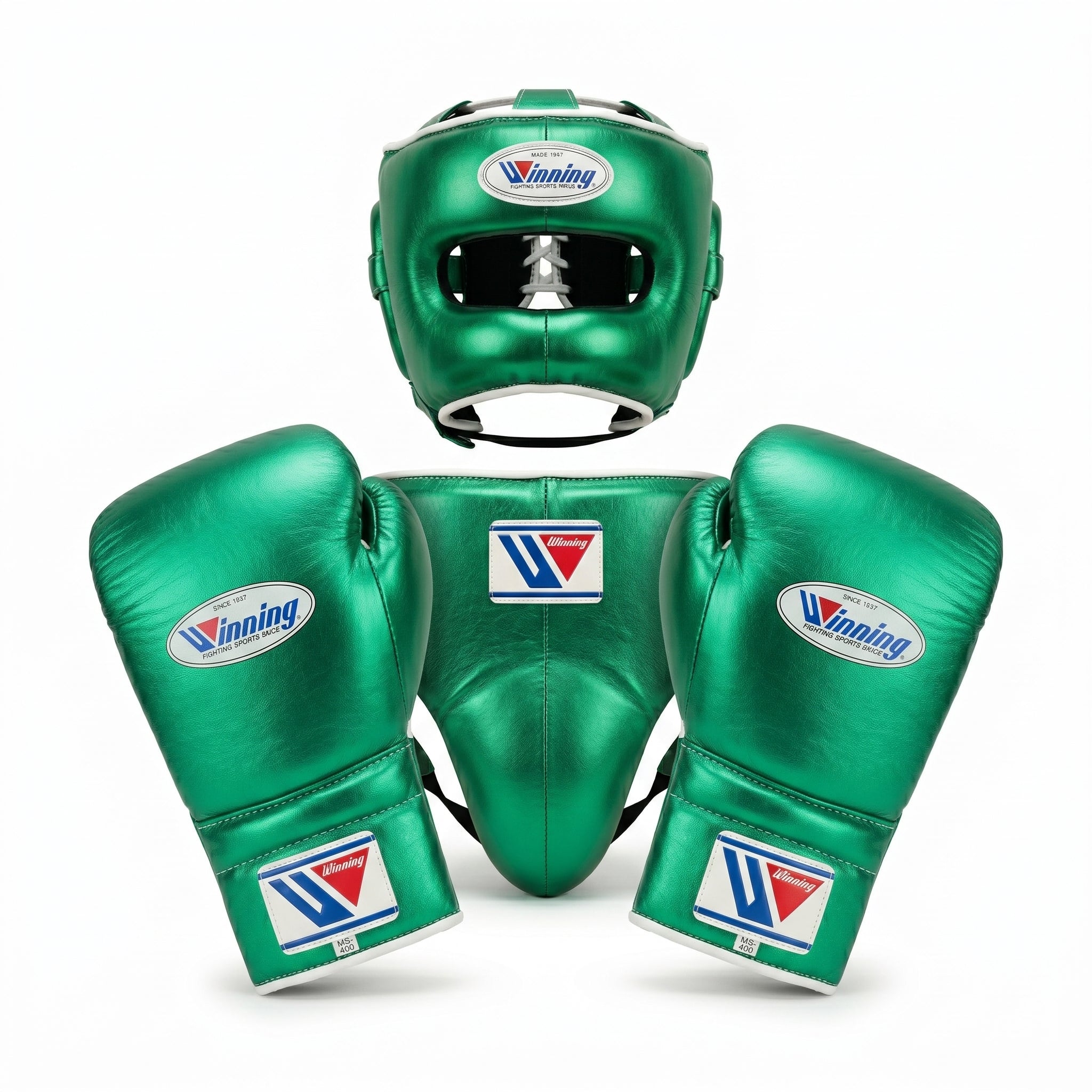 Metallic Green Handmade Boxing Sparring Kit – Winning Premium Quality