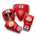 Red Handmade Boxing Sparring Kit – Winning Premium Quality | Personalise Your Name