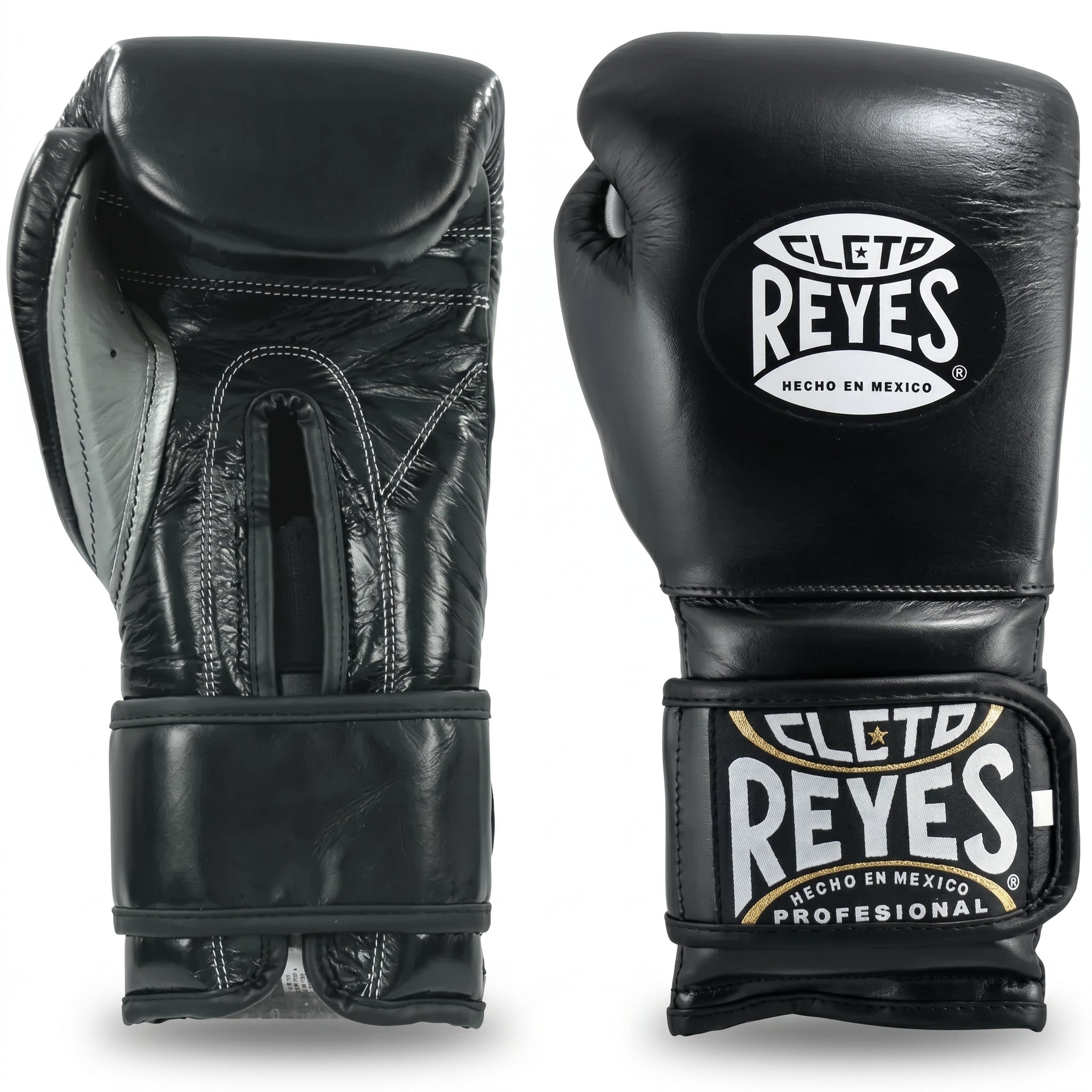 Cleto Reyes Professional Boxing Gloves – Black (Hecho en Mexico)