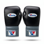 Winning Black & Grey Boxing Gloves – Velcro