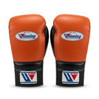 Winning Boxing Gloves – Orange/Black Lace-Up