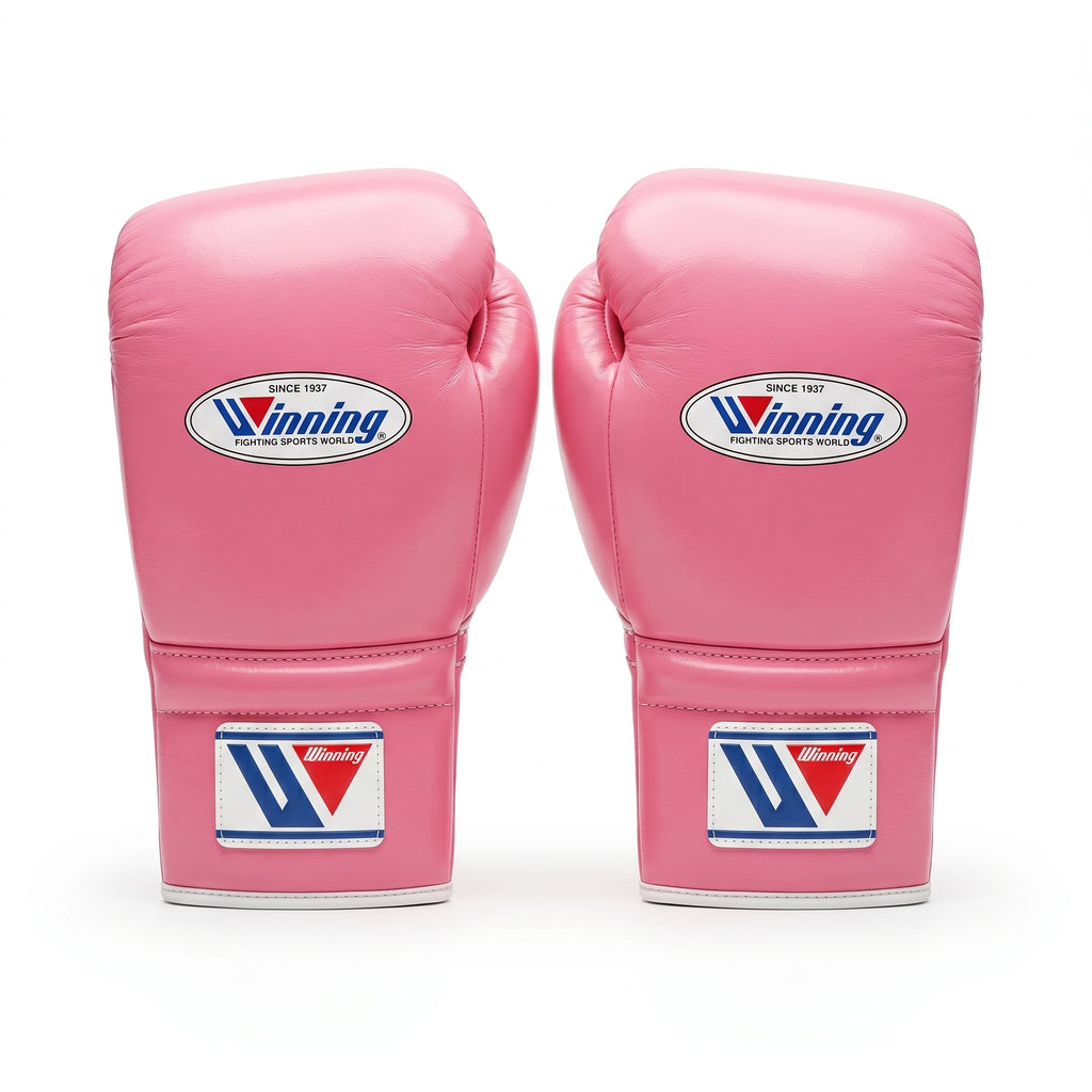 Winning Boxing Gloves – Pink Lace-Up