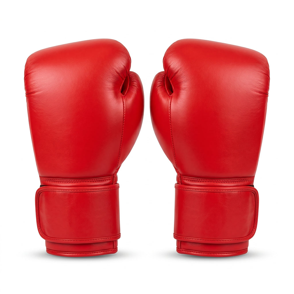 Professional Training Boxing Gloves – Classic Red Velcro