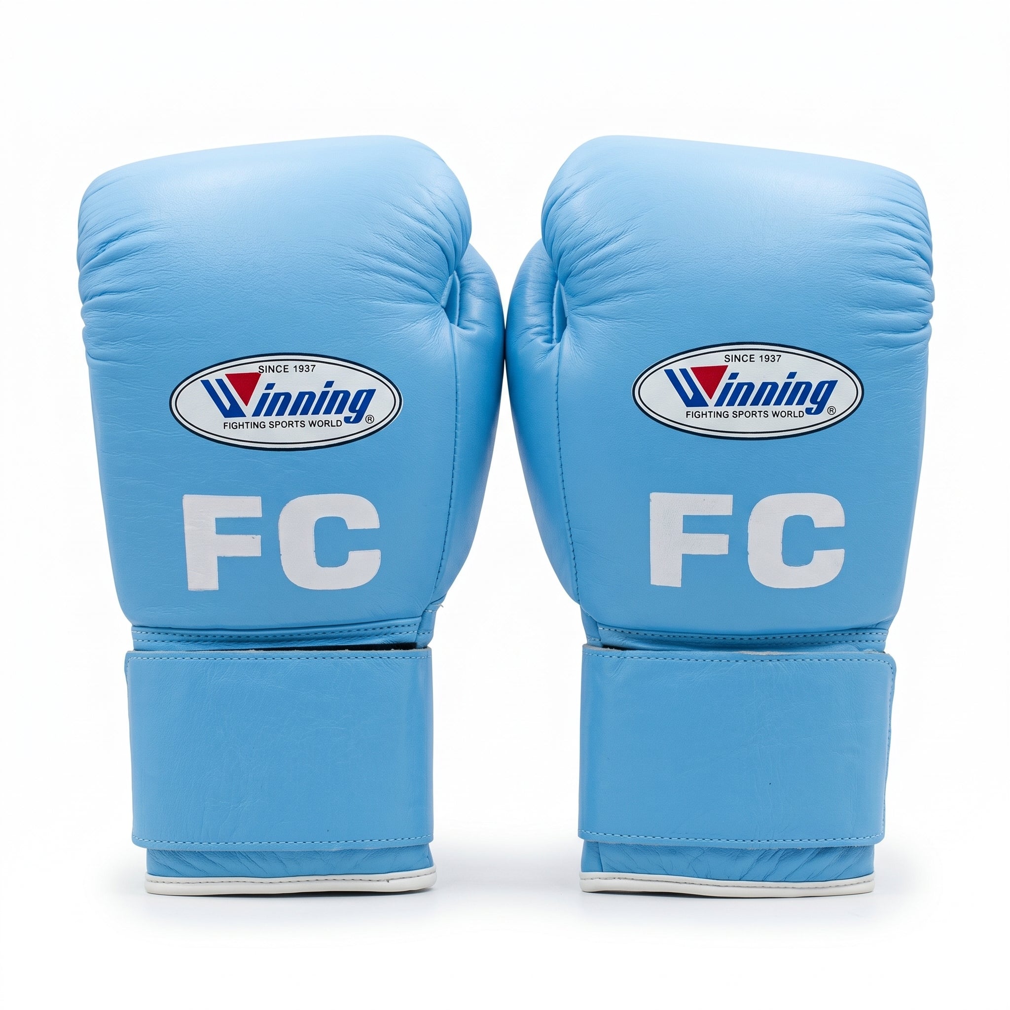 Winning Boxing Gloves – Sky Blue Velcro