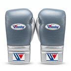 Winning Boxing Gloves – Steel Blue/Silver Velcro
