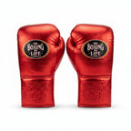 No Boxing No Life RTGX Championship Boxing Gloves – Metallic Red (Hecho en Mexico)