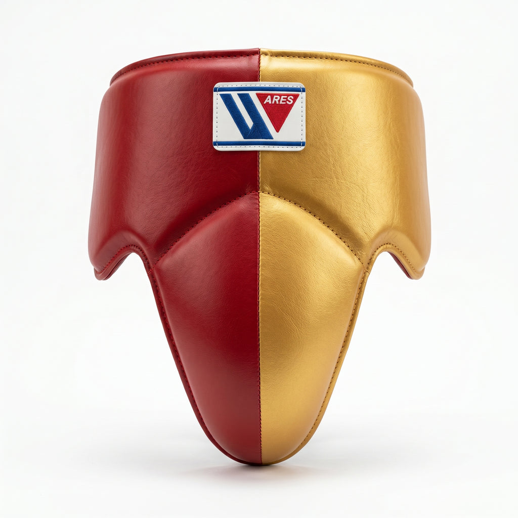 Winning Pro Groin Guard – Red & Gold