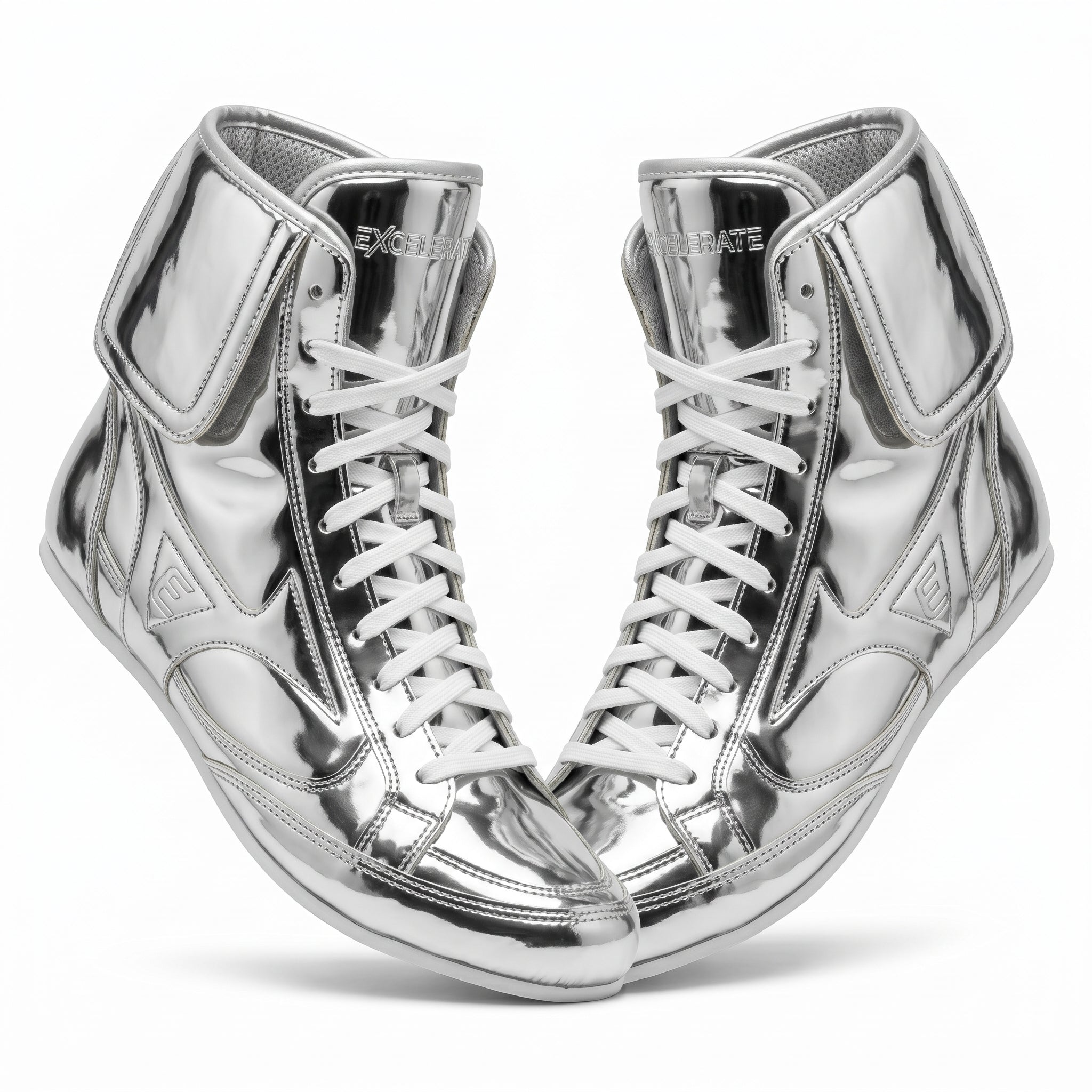 Excelerate Performance Boxing Boots – Silver