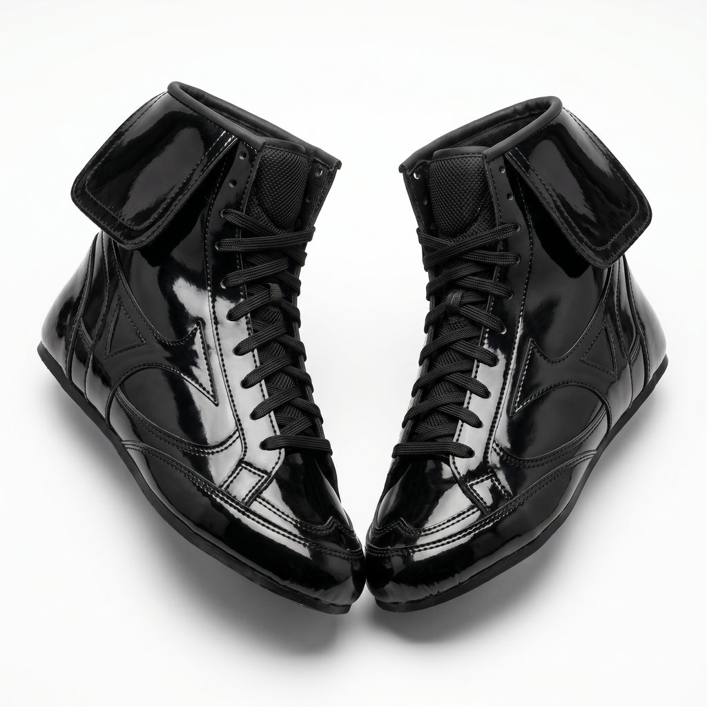 Elite Boxing Boot – Black Patent