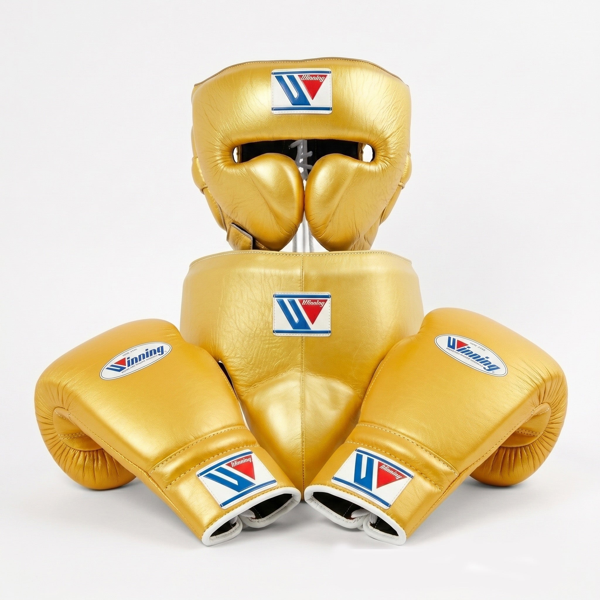 All Gold Handmade Boxing Sparring Kit – Winning Premium Quality