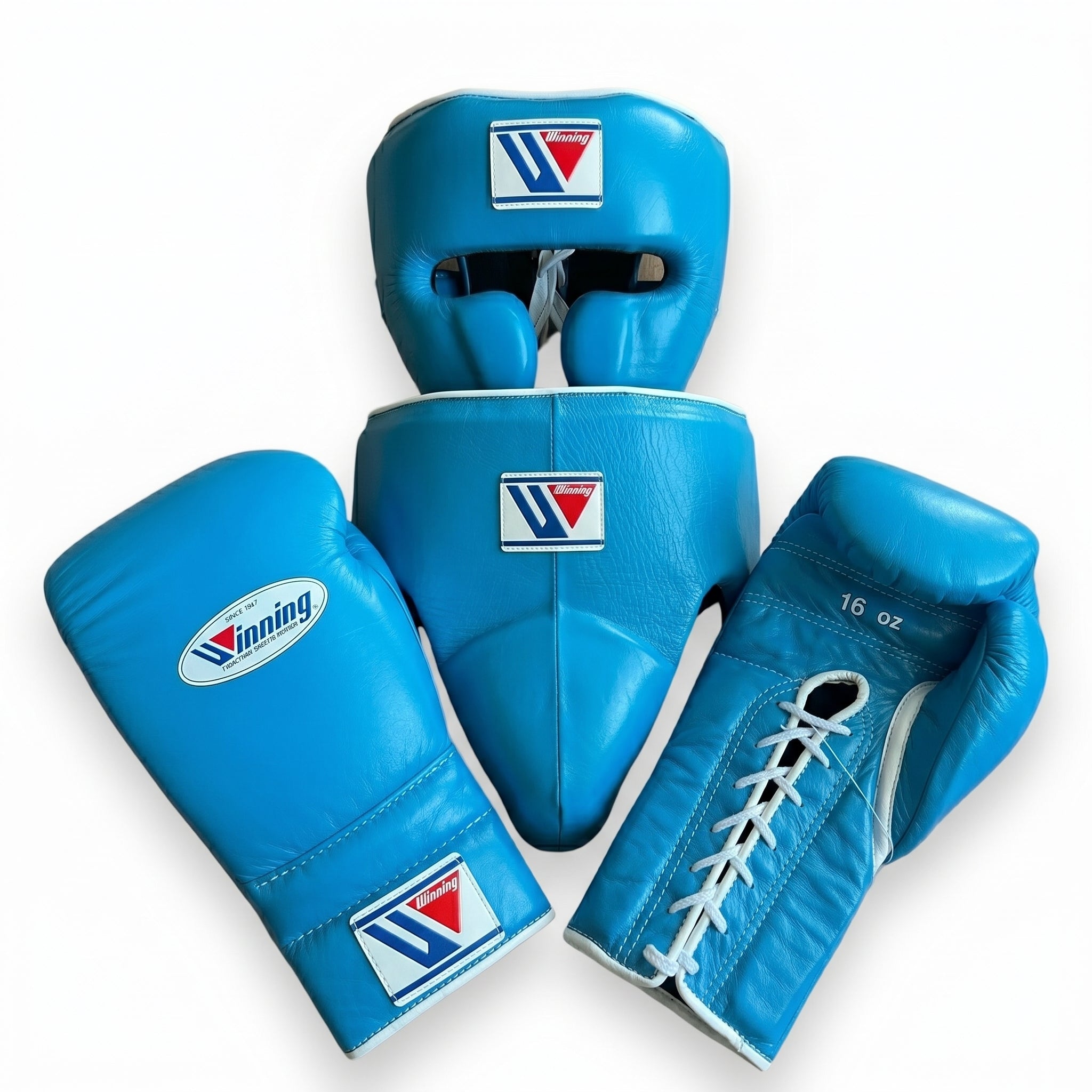 Sky Blue Handmade Boxing Sparring Kit – Winning Premium Quality