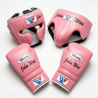 Baby Pink Handmade Boxing Sparring Kit – Winning Premium Quality | Personalise Your Name