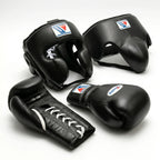 All Black Handmade Boxing Sparring Kit – Winning Premium Quality | Personalise Your Name