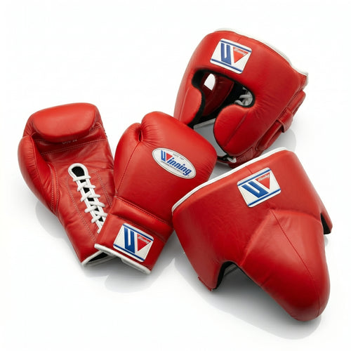 All Red Handmade Boxing Sparring Kit – Winning Premium Quality