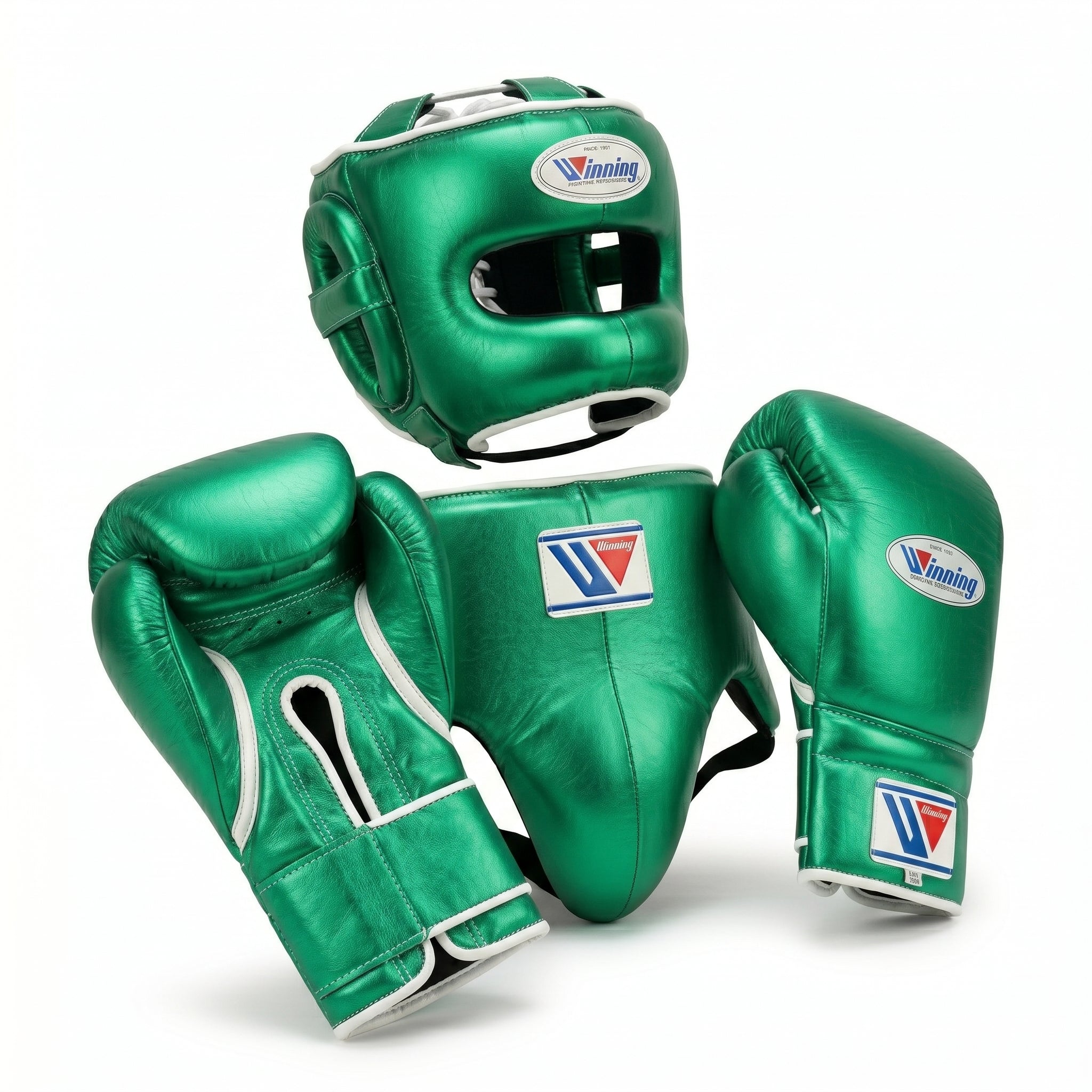Metallic Green Handmade Boxing Sparring Kit – Winning Premium Quality