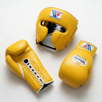 Yellow Gold Handmade Boxing Sparring Kit – Winning Premium Quality