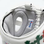 Custom White Sparring Kit – Multicolour Cross Design | Personalised Name