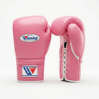 Winning Boxing Gloves – Pink Lace-Up