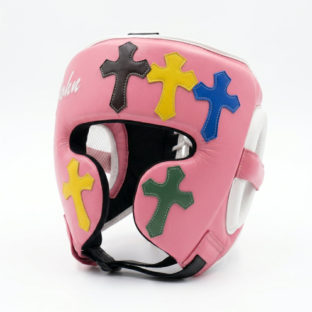 Pink Cross Edition Handmade Boxing Kit – Winning Premium Quality | Personalise Your Name