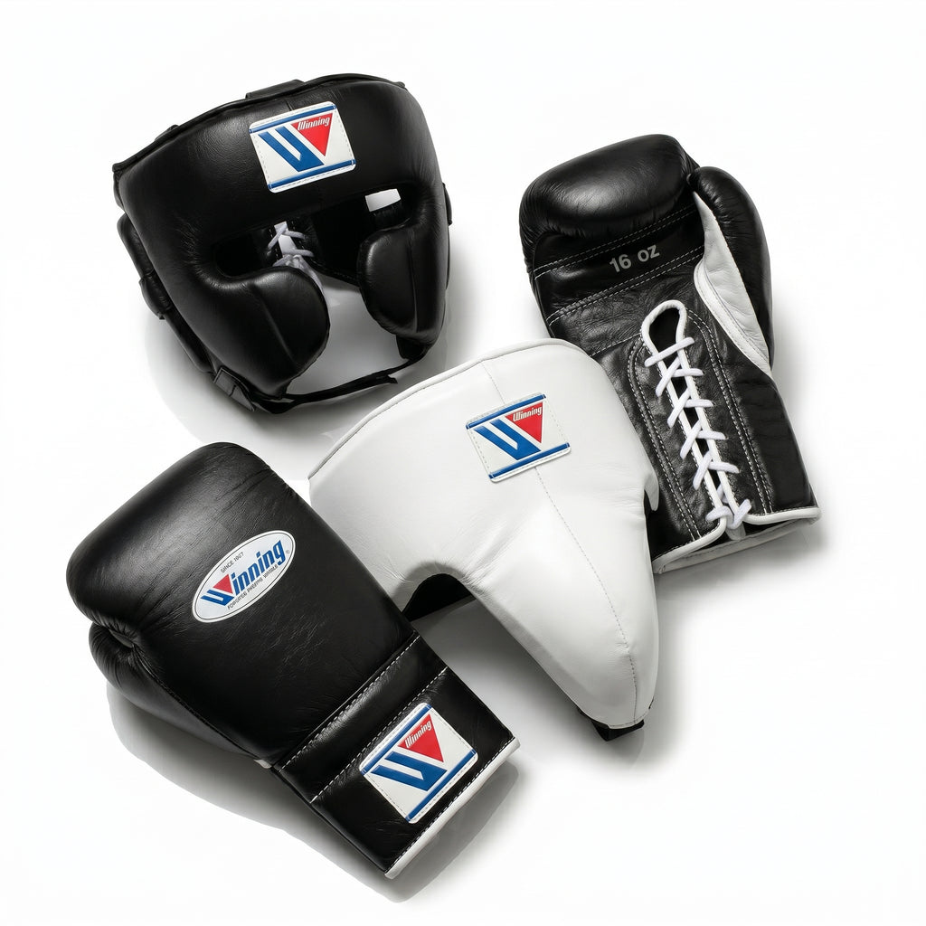 Black & White Handmade Boxing Sparring Kit – Winning Premium Quality