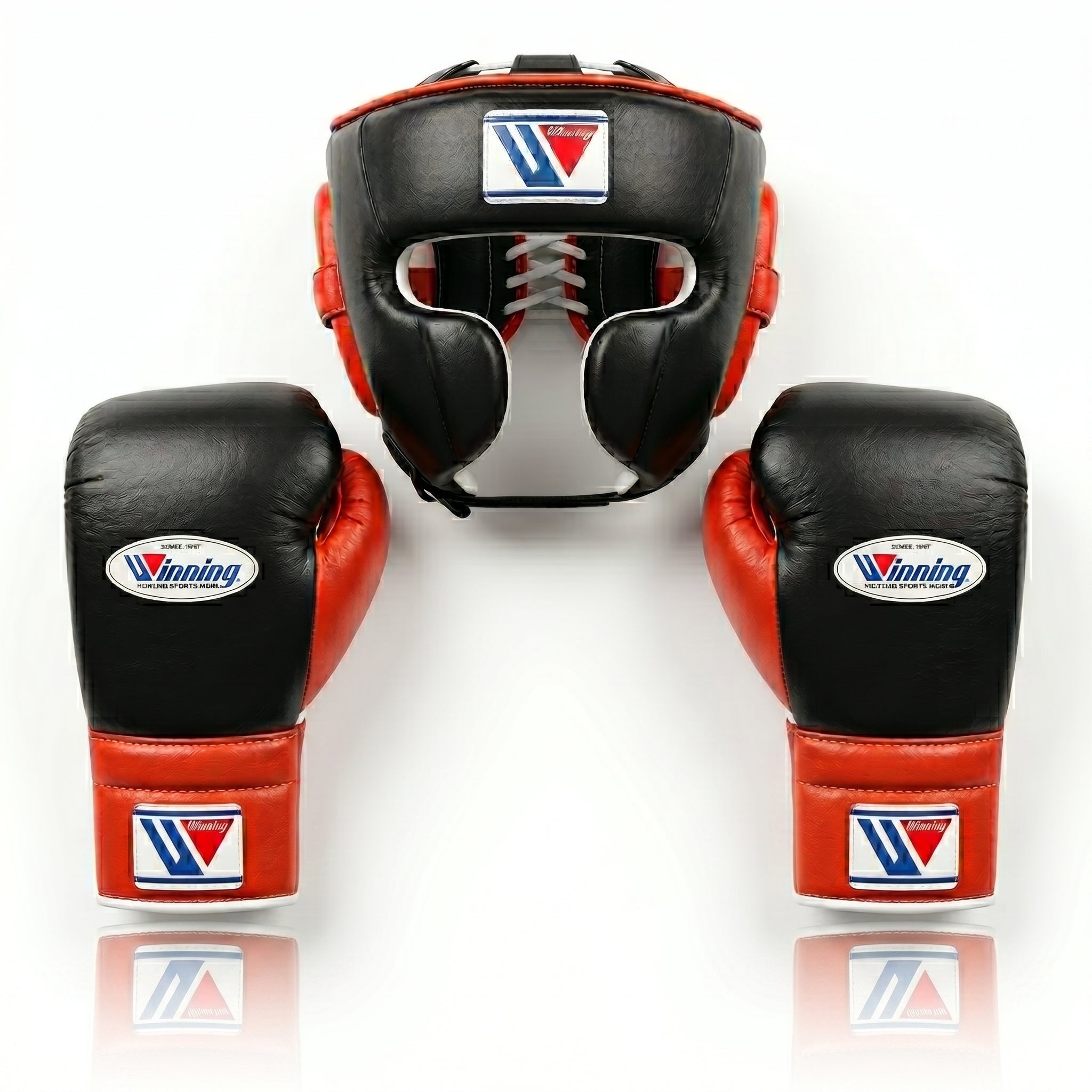 Black & Red Handmade Boxing Sparring Kit – Winning Premium Quality