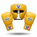 Yellow Gold Handmade Boxing Sparring Kit – Winning Premium Quality