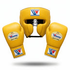 Yellow Gold Handmade Boxing Sparring Kit – Winning Premium Quality