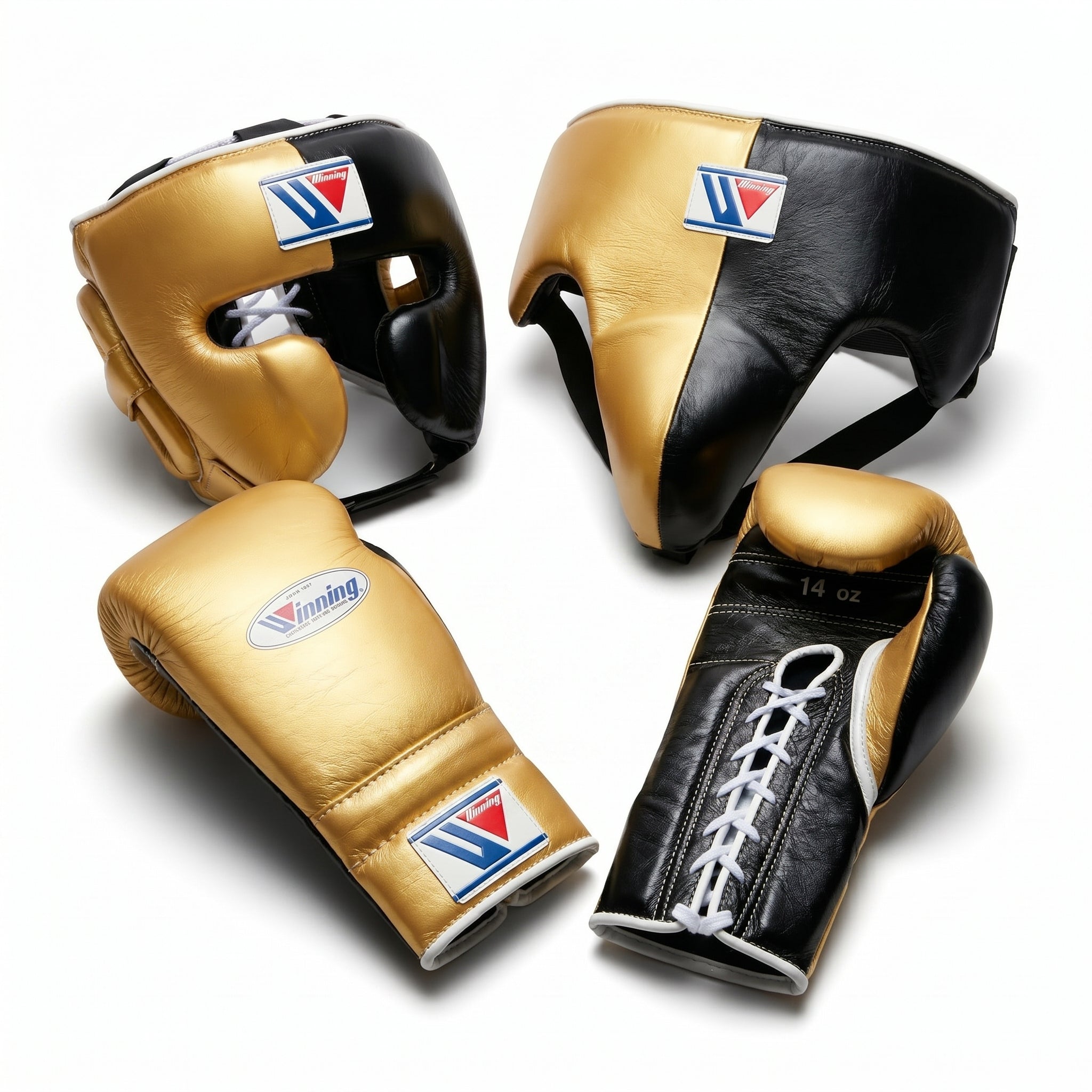 Gold & Black Split Boxing Sparring Kit – Winning Premium Quality